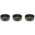 Schale 3er Set Ø7,5 cm, Metallisches Braun
