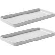 Teller 2er Set 34x18 cm