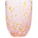 Konfetti Tumbler Trinkglas 25 cl, Rosa/Gelb