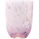 Confetti Tumbler Trinkglas 25 cl, Rosa/Türkis