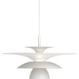 Pendelleuchte &Oslash;38 cm, Matt Wei&szlig;