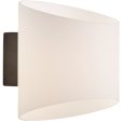 Ovale Wandleuchte 18 cm