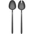 Salatbesteck 28 cm, Schwarz