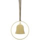 Weihnachtsschmuck Glocke 4er Set. 8 cm, Gold