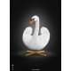 White Swan Poster A5, Schwarz