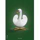 The Swan Poster 50x70 cm, Grün