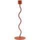 Leuchter H26 cm, Brick Red