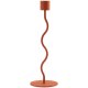 Leuchter H23 cm, Brick Red