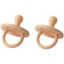 Silikon-Schnuller 2er Set, Peach
