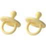 Silikon Schnuller 2er Set, Blasse Banane