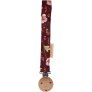 Schnullerband mit Klettverschluss 22 cm, Fall Flowers