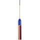 No. 1 Pendelleuchte H35 cm, Kobalt/Rot/Klar/Rouge