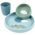 Besteck 3er Set, Blau