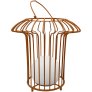 Laterne LED H32 cm, Terrakotta