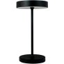 Kabellose Tischlampe LED H25,5 cm, Schwarz