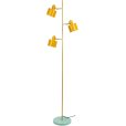 Stehlampe H160 cm, Curry/Türkis