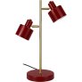 H41,7 cm, Dunkelrot/Messing