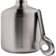 Eisk&uuml;bel m. L&ouml;ffel H17 cm, Stahl mattiert