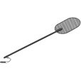 Singles Fliegenklatsche, Schwarz