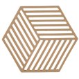 Hexagon Untersetzer, Dark Camel