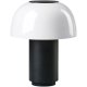 Mondlampe H22 cm, Schwarz