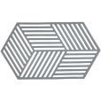 Sechseck-Untersetzer 24x14 cm, Cool Grey