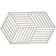 Sechseck-Untersetzer 24x14 cm, Warm Grey