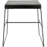 Outdoor Tisch H72 cm, Schwarz
