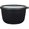 Schale mit Deckel 1 L, Schwarz