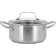 Kochtopf mit Glasdeckel 20 cm/3 L, Edelstahl