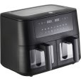 Doppelter Airfryer 9 L, Mattschwarz