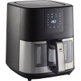Heißluftfritteuse mit Fenster 9 L, Schwarz