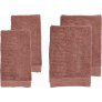 4er Set, Peach Red