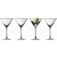 Gold Martiniglas 4er Set 25 cl