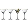 Gold Martiniglas 4er Set 25 cl