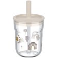 Kinderglas mit Strohhalm 250 ml, Sunshine &