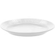 Plissé Servierplatte 22,5x15,5 cm, Weiß