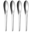 Dessertlöffel 4er Set, Stahl Matt