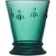 Rochére Abeille Wasserglas 6er Set 26 cl, Smaragdgrün