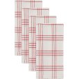 Stoffservietten 4er Set 40x40 cm, Rot