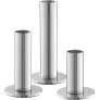 Kerzenständer 3er Set, Silber