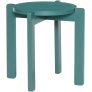 Hübsch Always Hocker H42 cm, Petrol