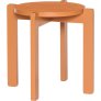 Hübsch Always Hocker H42 cm, Orange