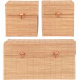 Box 2 Gr&ouml;&szlig;e 3er Set, Bambus