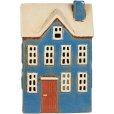 Leuchtturm Nyhavn H20,5 cm, Braun/Blau