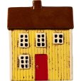Lichthaus Visby H17 cm, Gelb/Rot