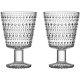 Stielglas 2er Set 26 cl, Clear