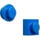 Magnet 2er Set, Blau