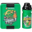 Ninjago 2er Set 1,7 L/390 ml, Schwarz/Grün