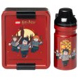 Brotdose-Set Harry Potter Gryffindor 1 L/390 m, Rot/Schwarz